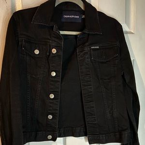 Calvin Klein Black Jean Jacket